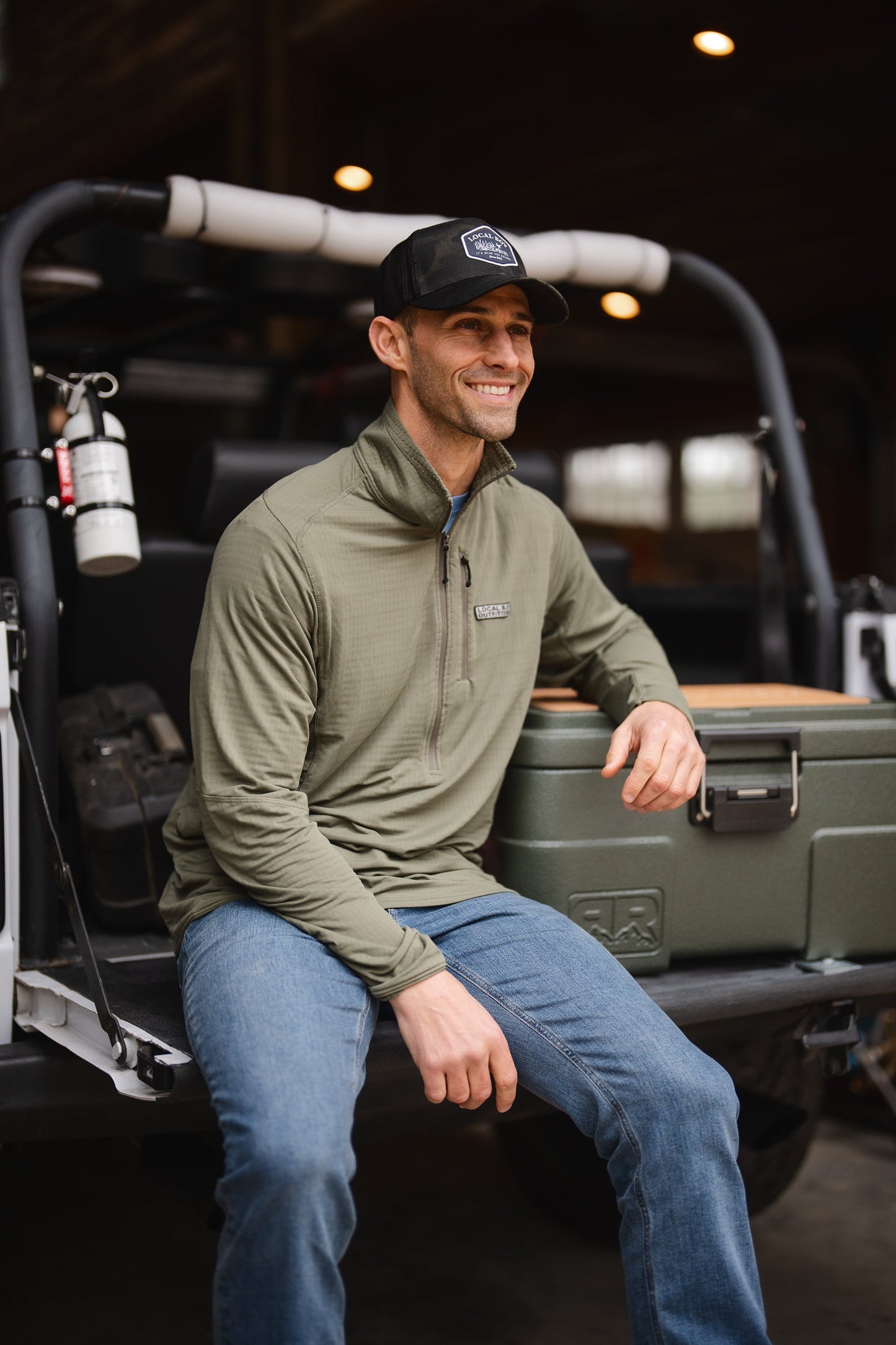 Bentley Quarter Zip - Brown