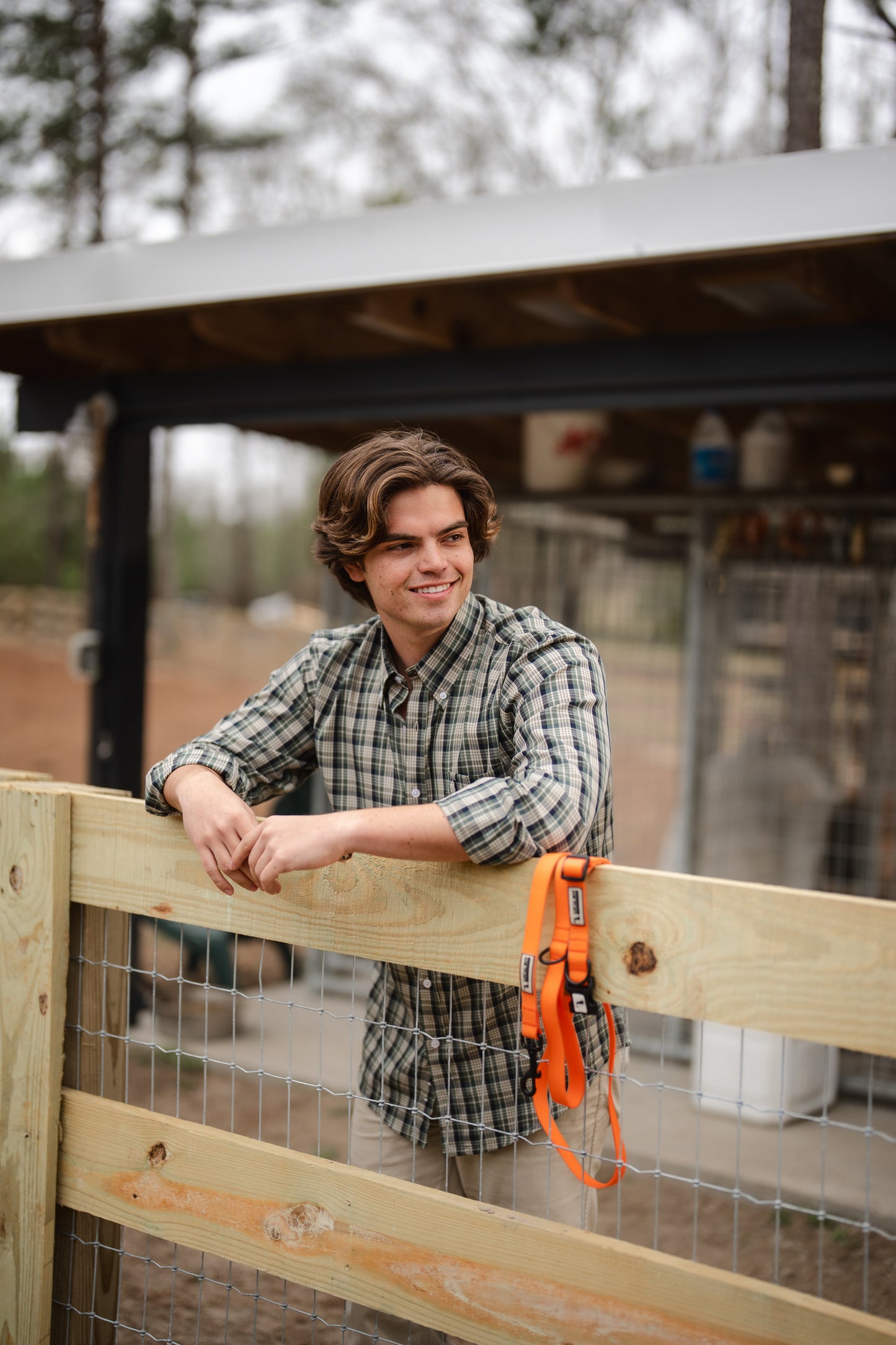 Zeigler Stretch Flannel - Navy/Blue/Tan