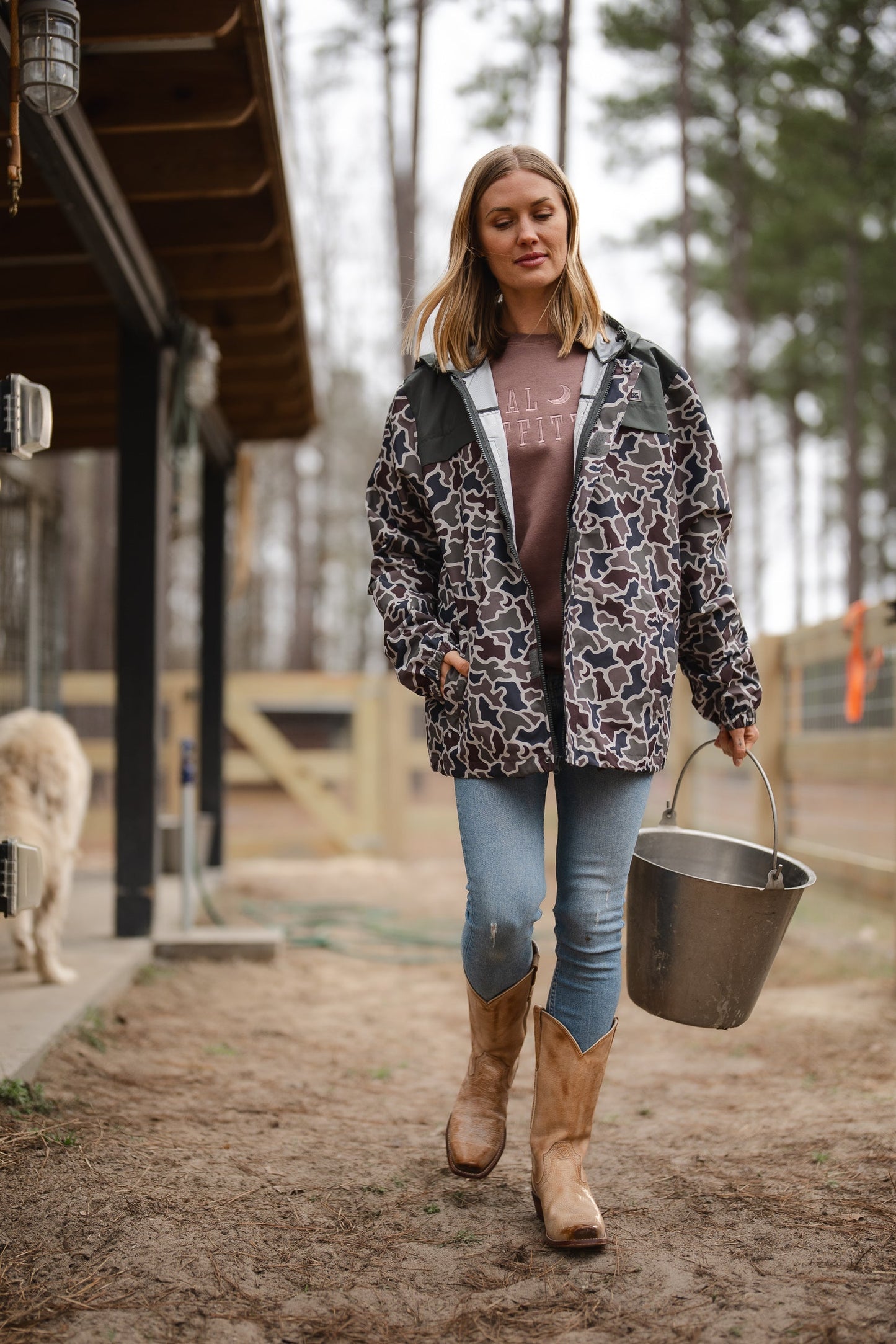 Rain Jacket - Mossy Oak®  Bottomland