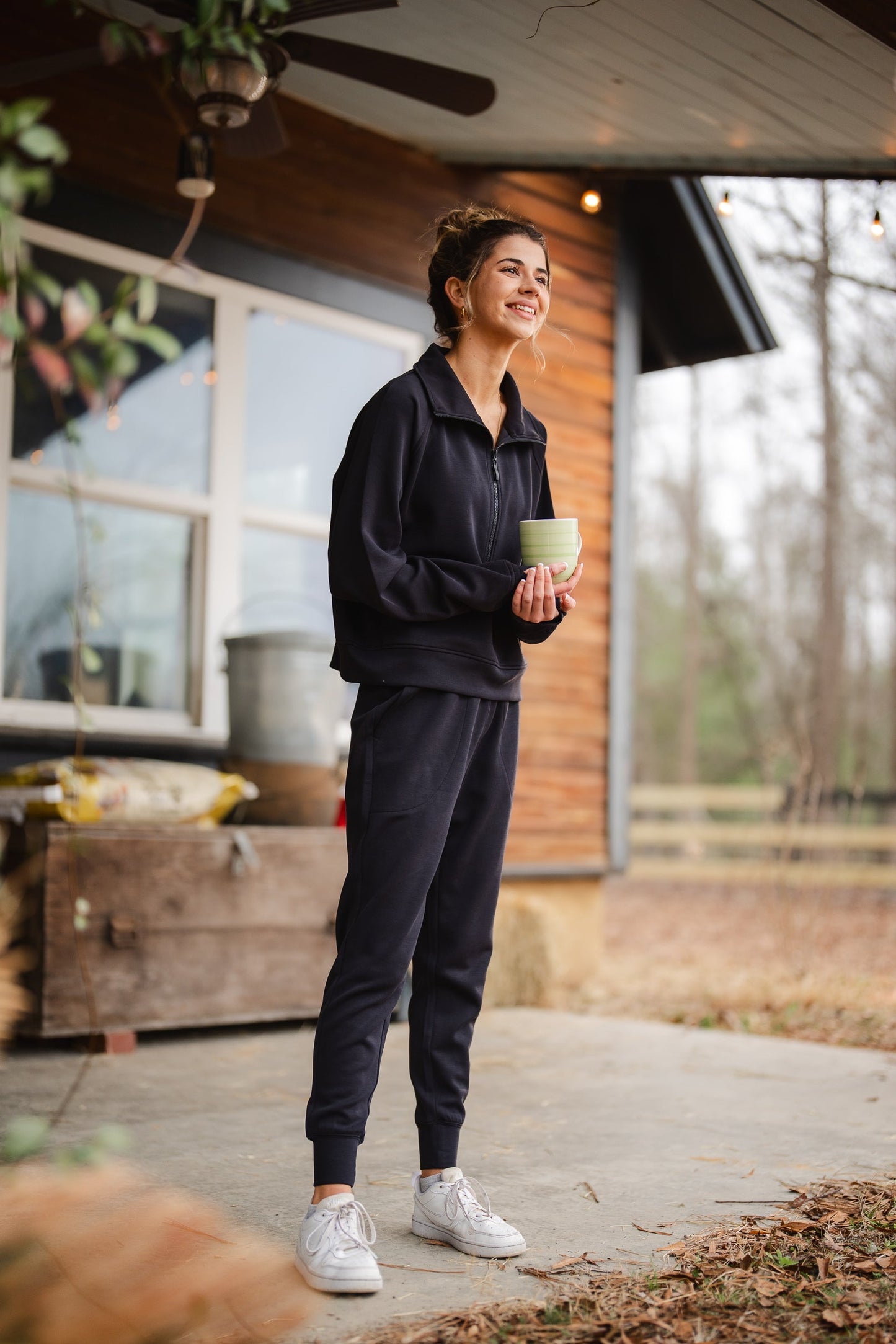 Local Girl Freelance Joggers - Black