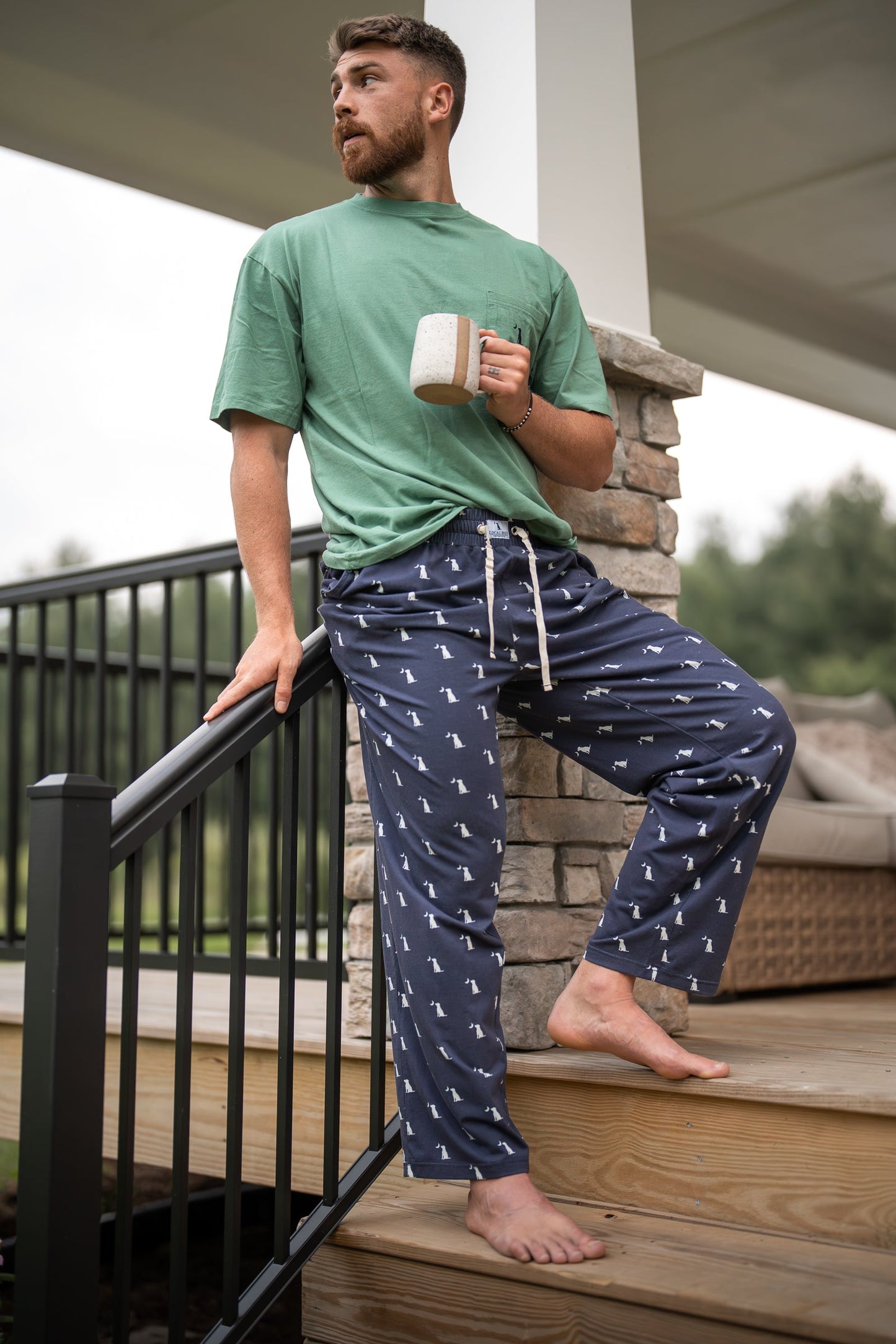 Pajama Pant - Navy Dog & Moon