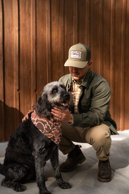 Dog Bandana - Old School Camo