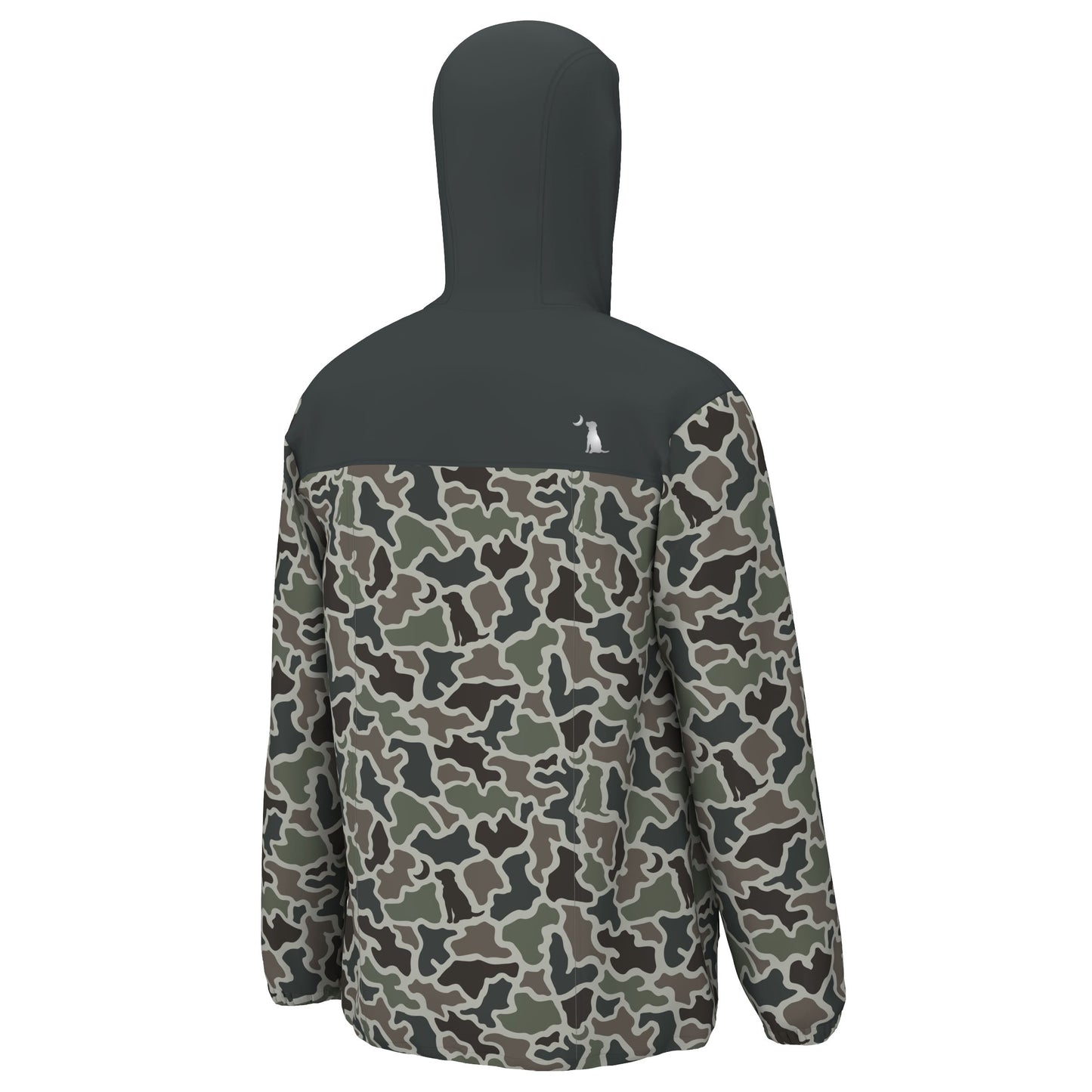 Rain Jacket - Dark Slate Dog & Moon