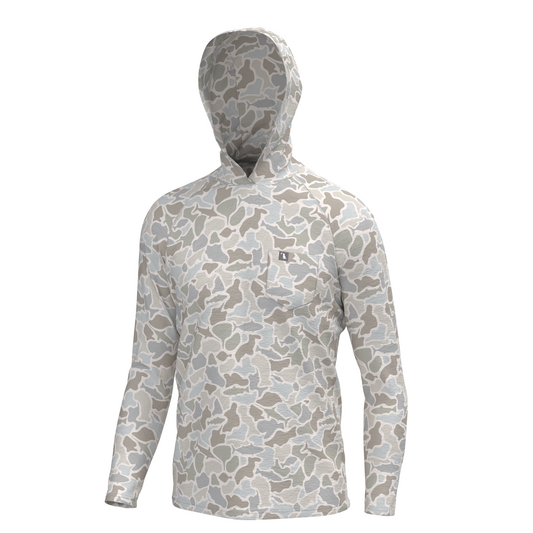 Heather Blend Hoodie - Saltwater Camo