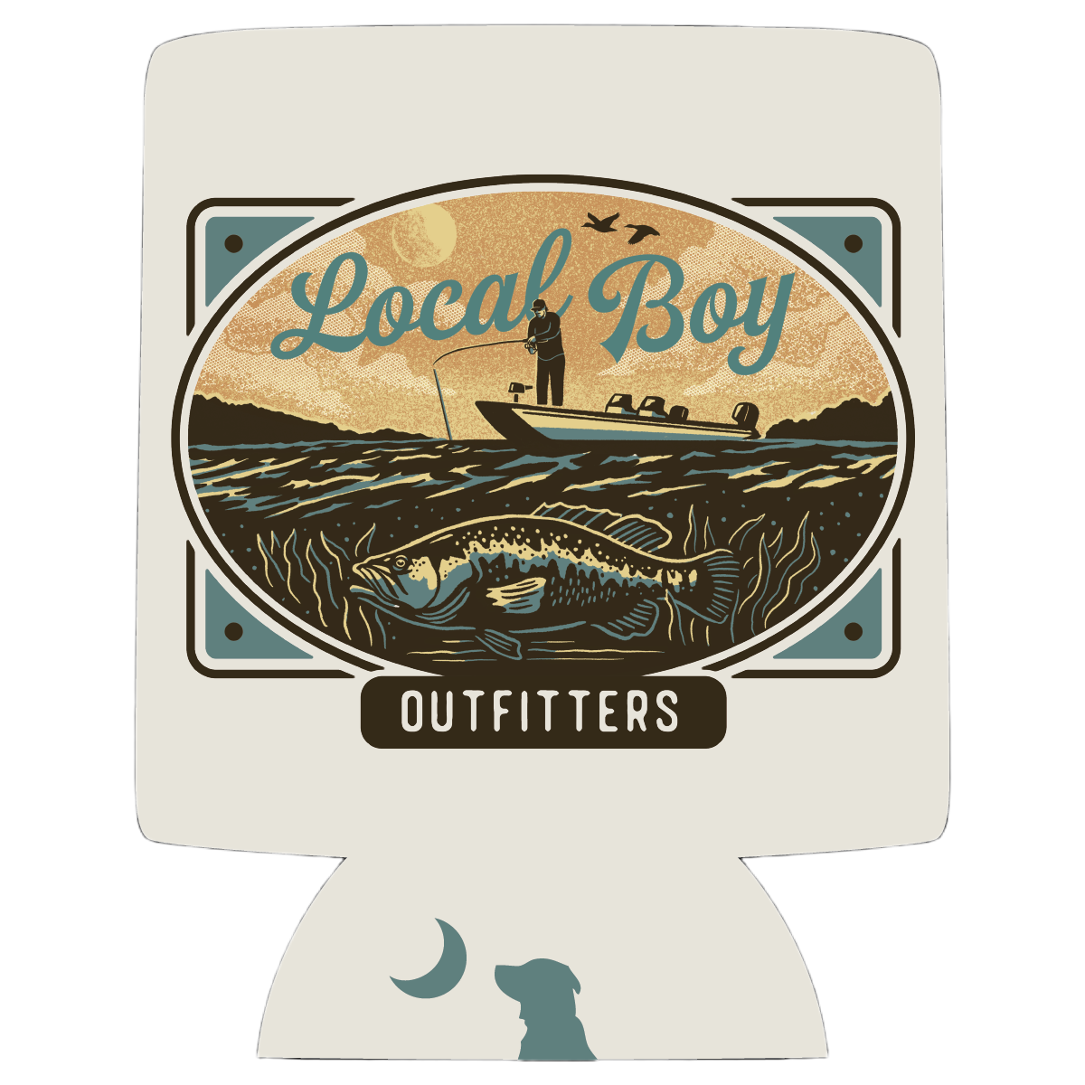 Jon Boat Plate Koozie