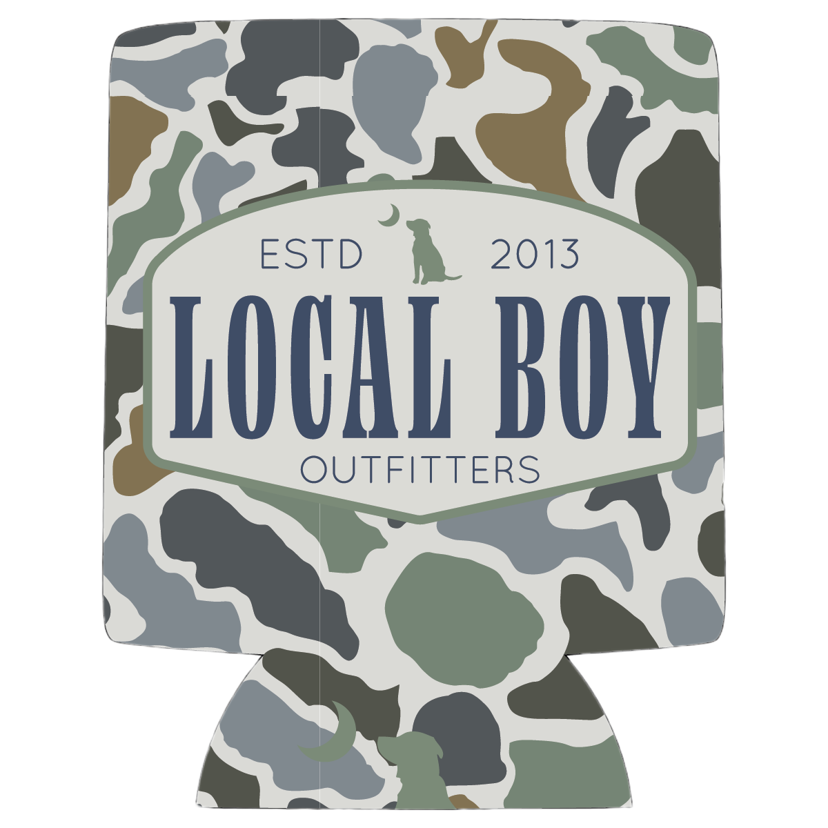 Printed Homegrown Badge Koozie