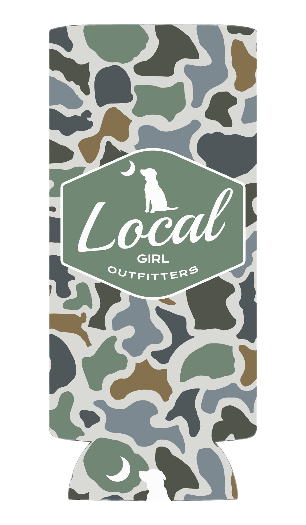 LG Badge Slim Koozie