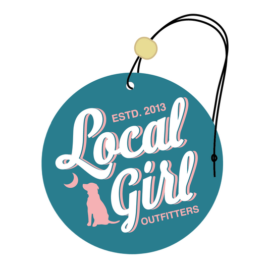 LG Stacked Script Air Freshener