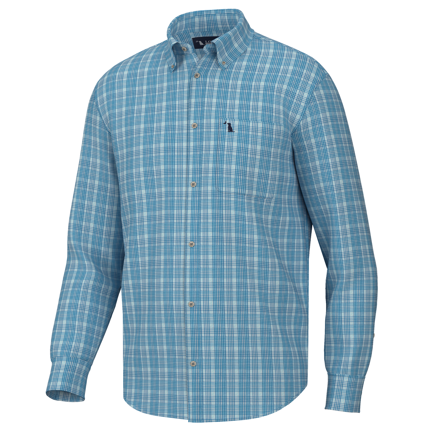 Bailey Dress Shirt - Light Blue/Blue Plaid
