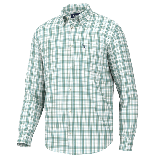 Hutto Dress Shirt - Teal/Green/Light Blue