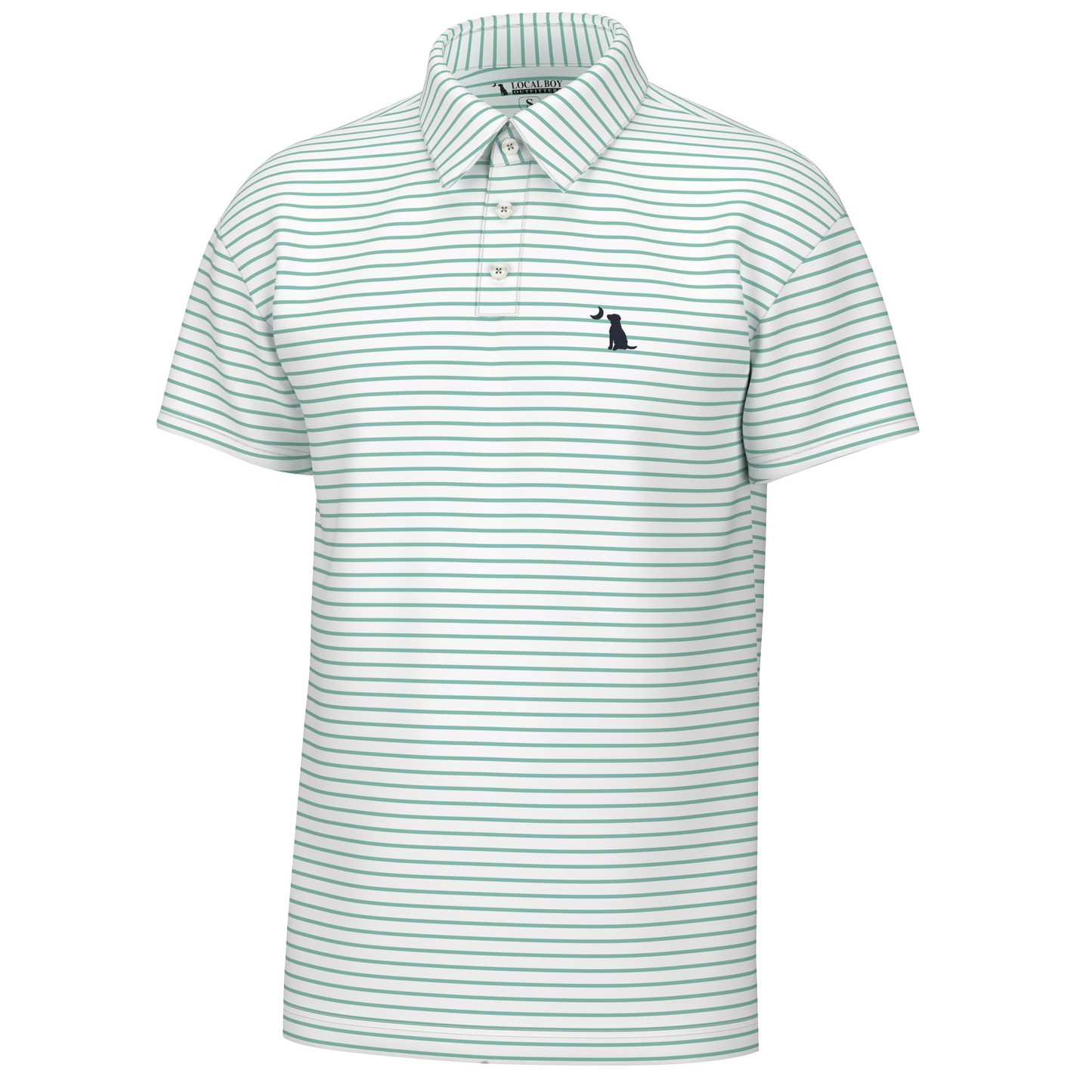 Edisto Polo - Plum/White