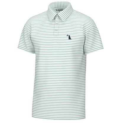 Edisto Polo - Plum/White