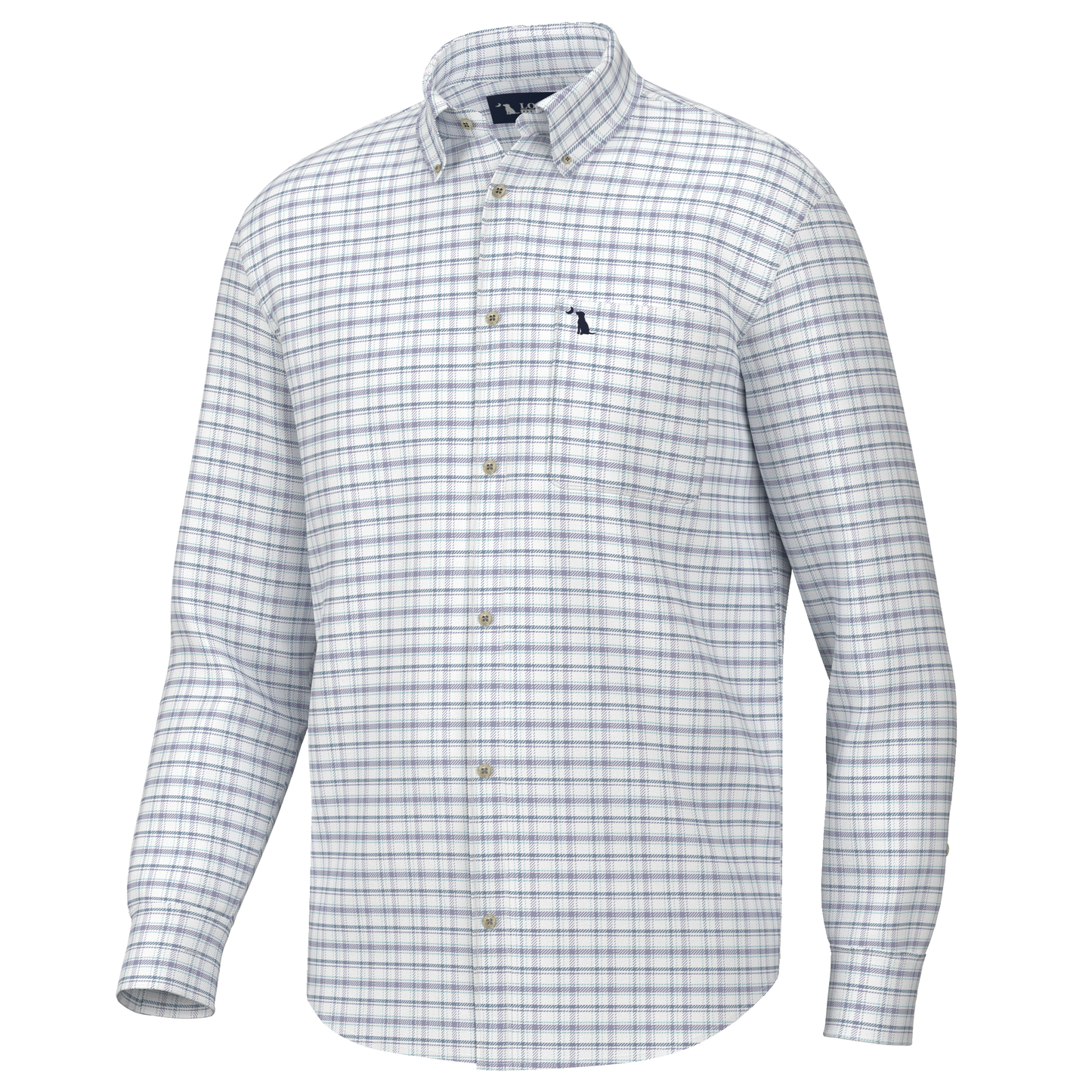 McNally Dress Shirt - Lavender/Dark Lavender/Seafoam