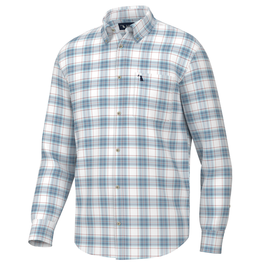 Miller Dress Shirt - Plum/Light Blue/Salmon