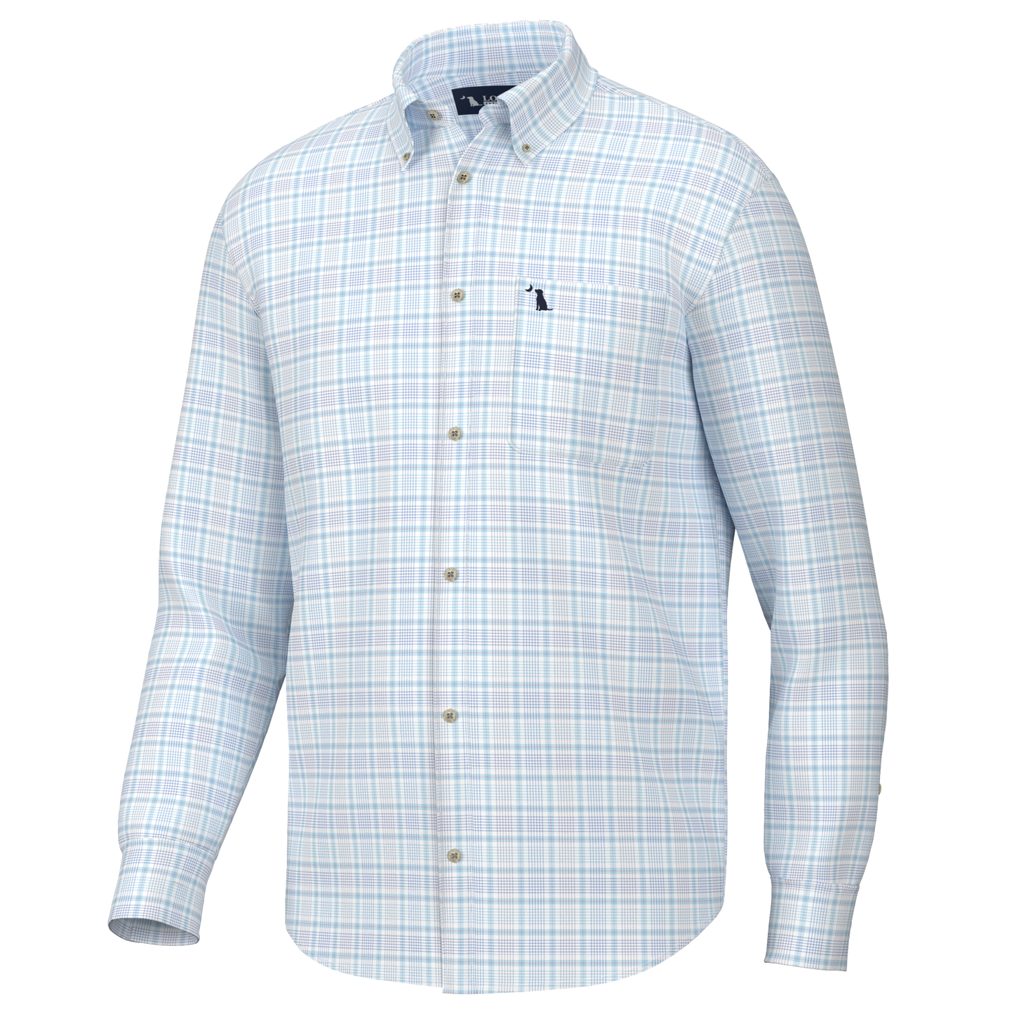 Stamps Dress Shirt - Sale - Light Blue/Violet/Lavender