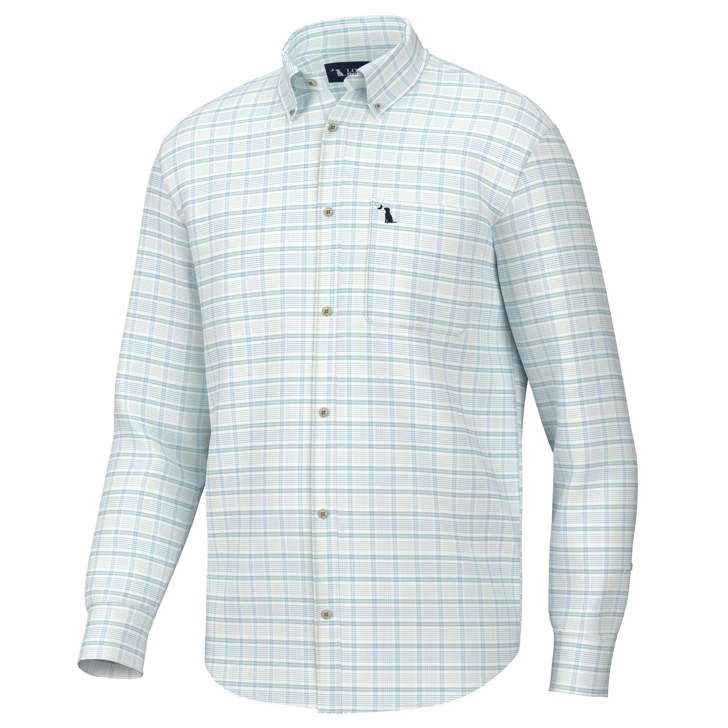 Stamps Dress Shirt - Sale - Moss/Lime/Blue
