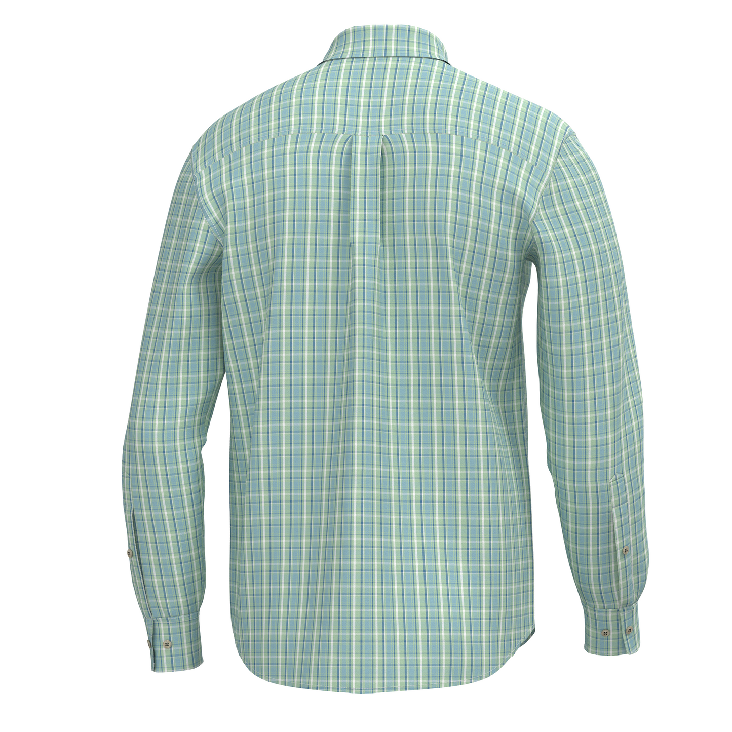 Buffkin Dress Shirt - Teal/Lime/Sailor Blue