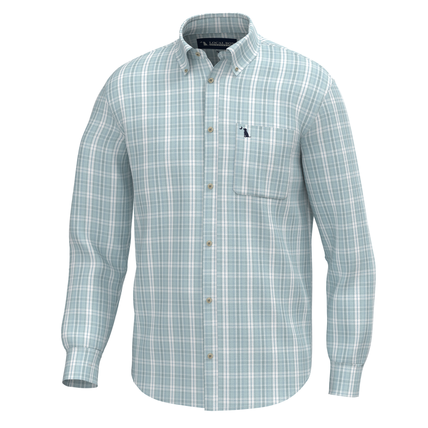 Sherry Dress Shirt - Mist/Teal/Light Blue
