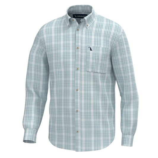 Sherry Dress Shirt - Mist/Teal/Light Blue