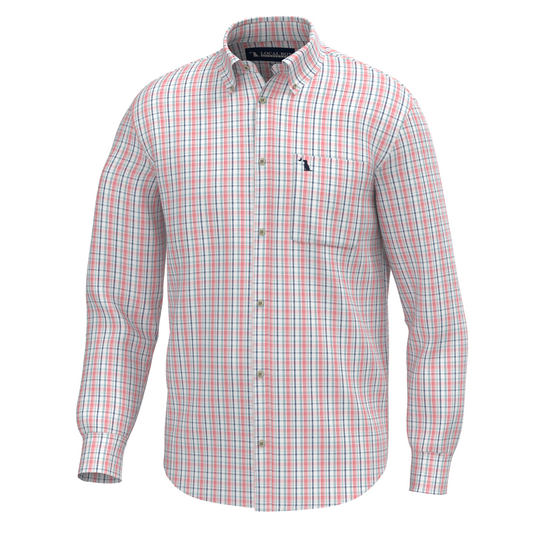 Buffkin Dress Shirt - Spearmint/Plum/Pink