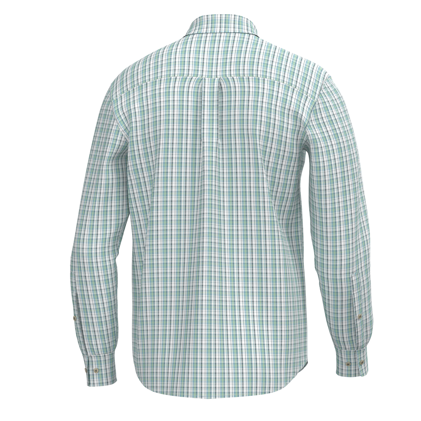 Lee Dress Shirt - Teal/Lime/Slate