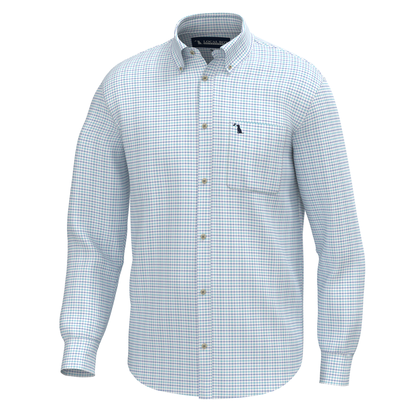 Blythe Dress Shirt - Purple/Sky Blue/Plum