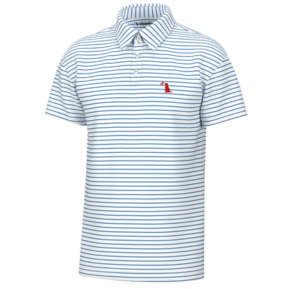 Edisto Polo - Plum/White