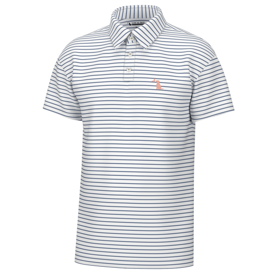 Edisto Polo - Plum/White
