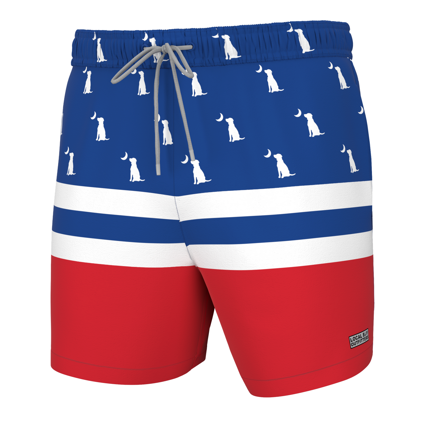 Bayview Swim Trunk - Red White & Blue