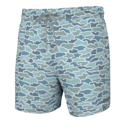 Bayview Swim Trunk - Cool Oak Camo