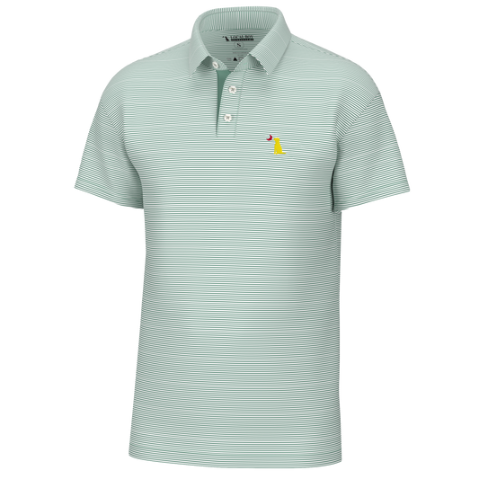 Palms Polo - Sage/White