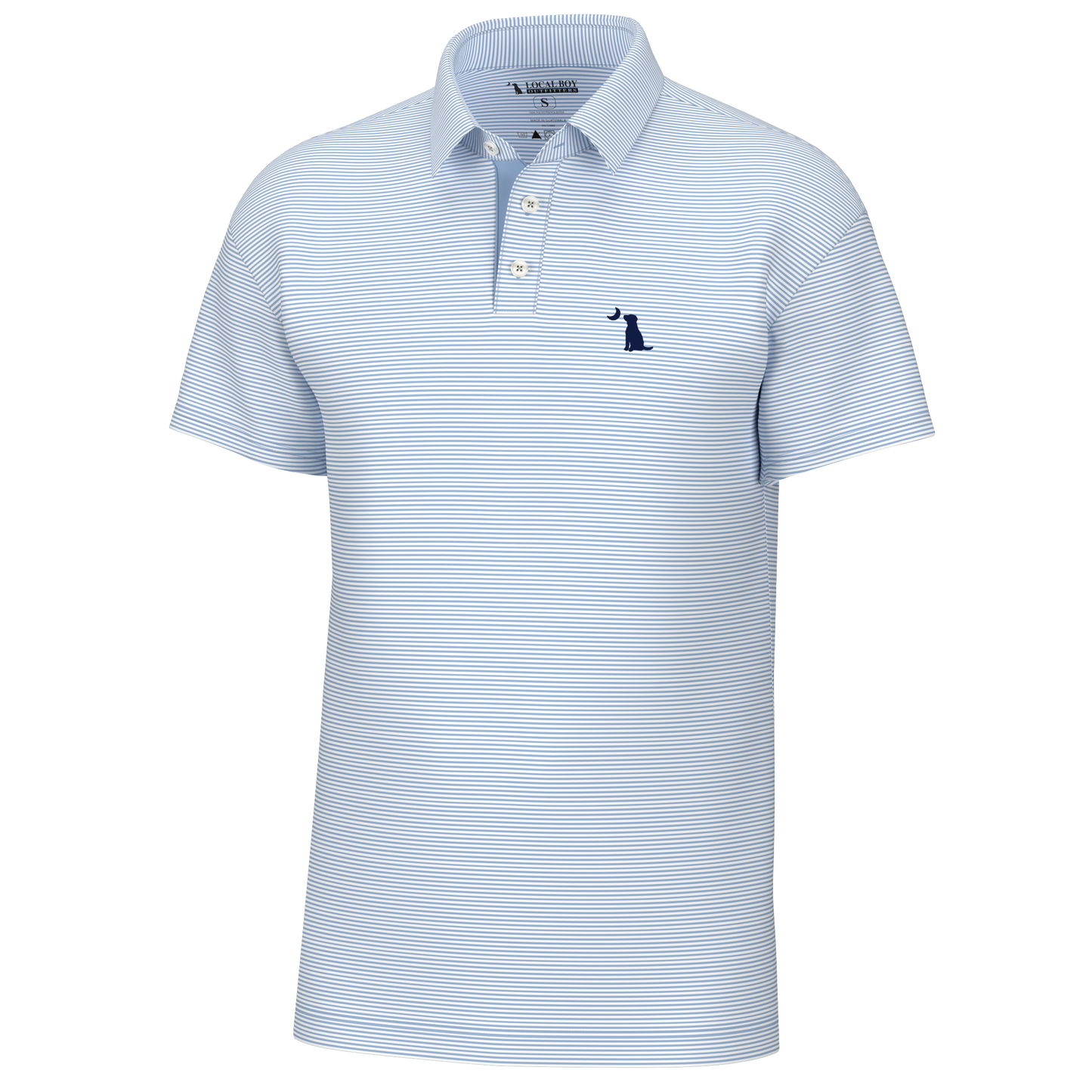 Palms Polo (Retail) - Violet Blue/White