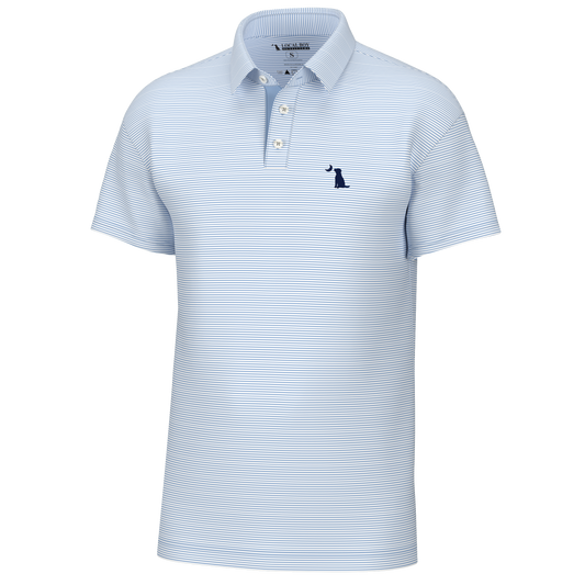 Palms Polo (Retail) - Violet Blue/White