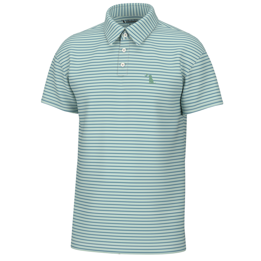 Surfside Polo - Ocean/Mint/White