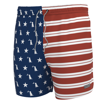 Bayview Swim Trunk - Rust Cobblestone