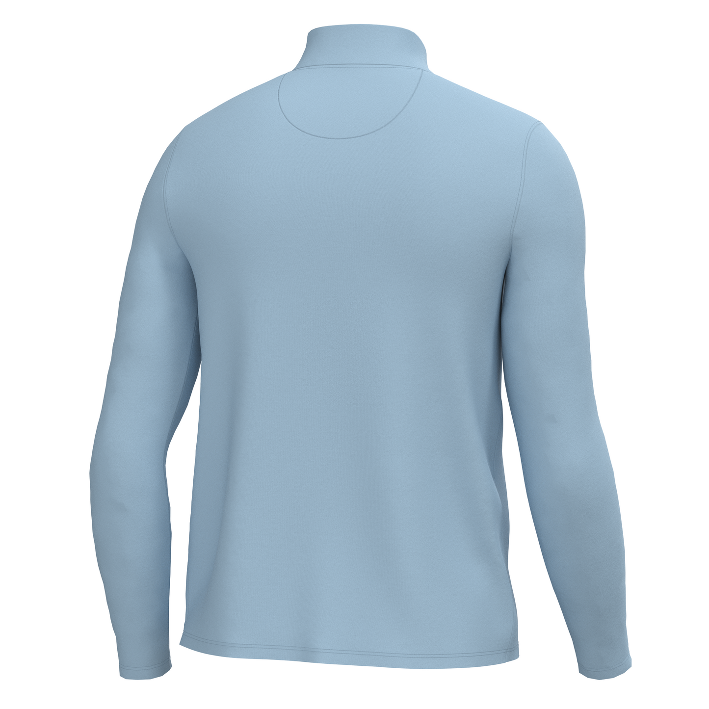Bentley Quarter Zip - Light Gray/Light Blue