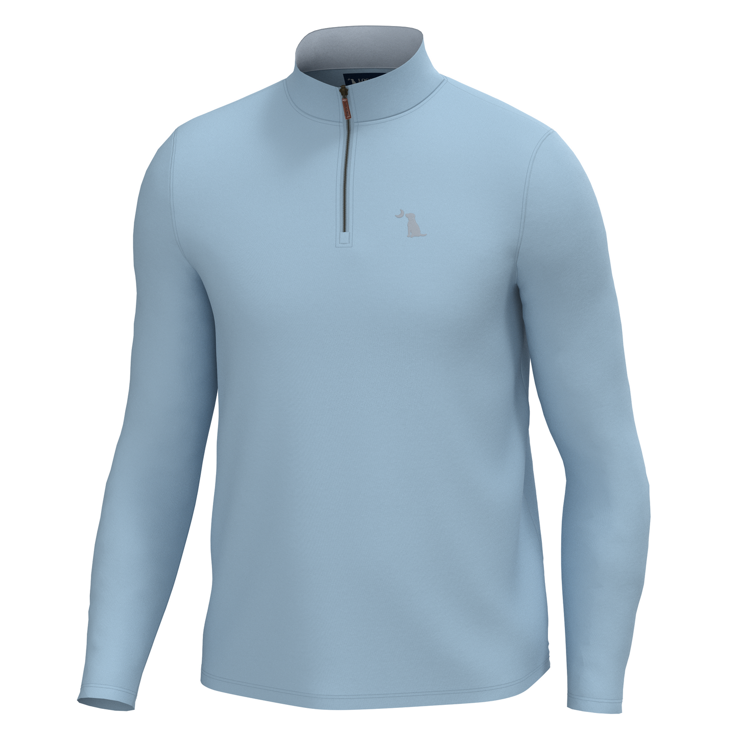 Bentley Quarter Zip - Light Gray