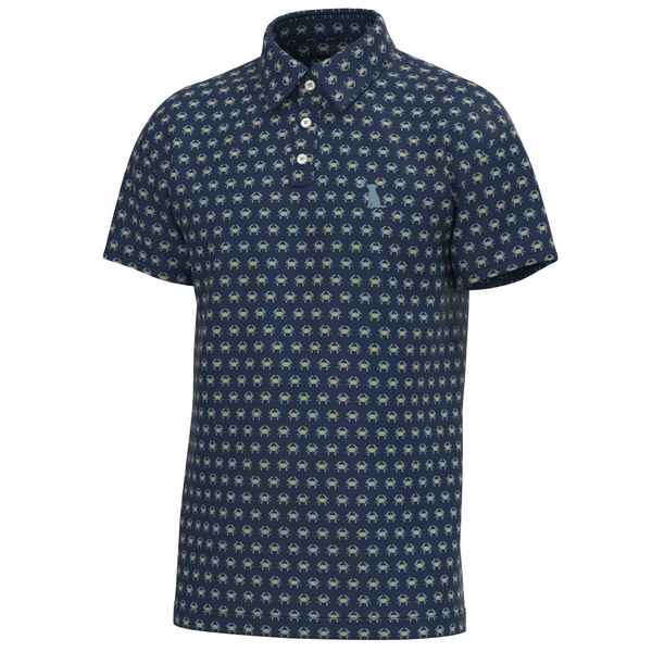 Dirty Myrtle Polo - Blue Crab – Local Boy Outfitters