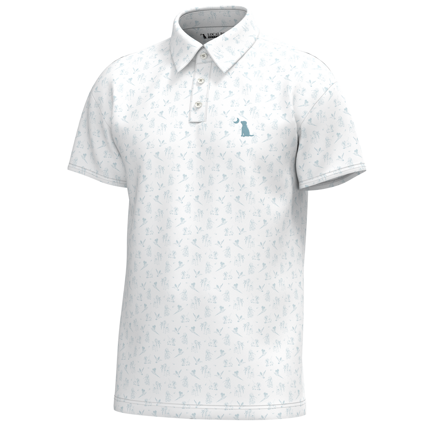 Youth Dirty Myrtle Polo - White Ultimate Retrieve