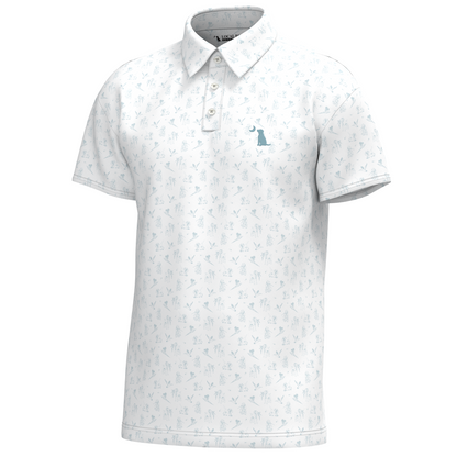 Youth Dirty Myrtle Polo - White Ultimate Retrieve