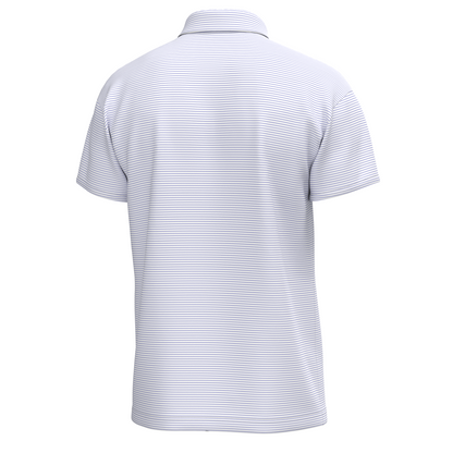 Driftwood Polo - Striped Pale Sage