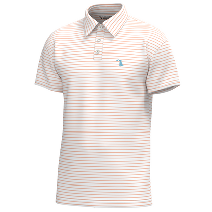 Edisto Polo - Plum/White
