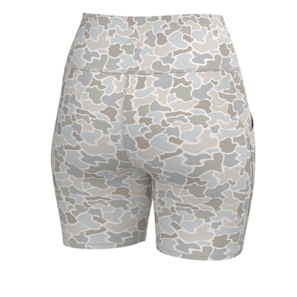 LG Biker Shorts - Forest Camo Saltwater