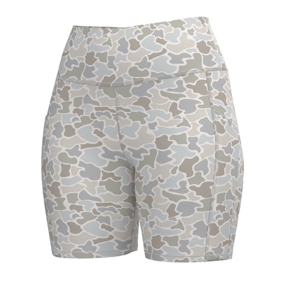 LG Biker Shorts - Forest Camo Saltwater