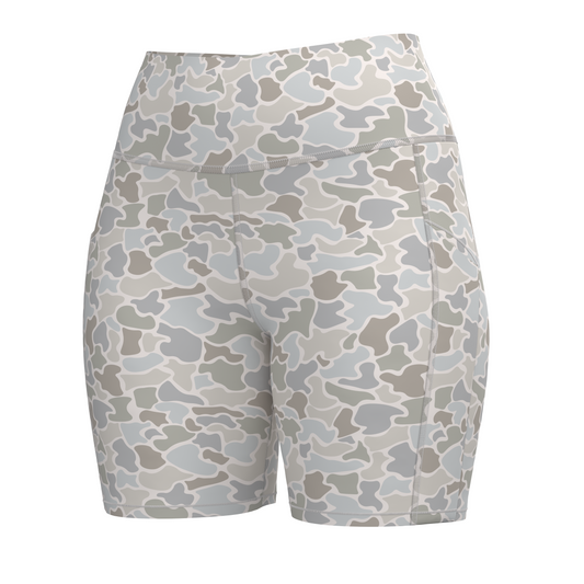 LG Biker Shorts - Forest Camo Saltwater