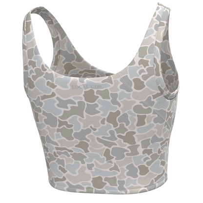 Local Girl Tank Top - Forest Camo Saltwater