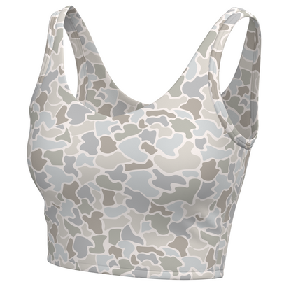 Local Girl Tank Top - Forest Camo Saltwater
