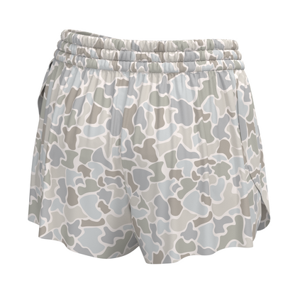 Local Girl Youth Petal Shorts - Forest Camo Saltwater