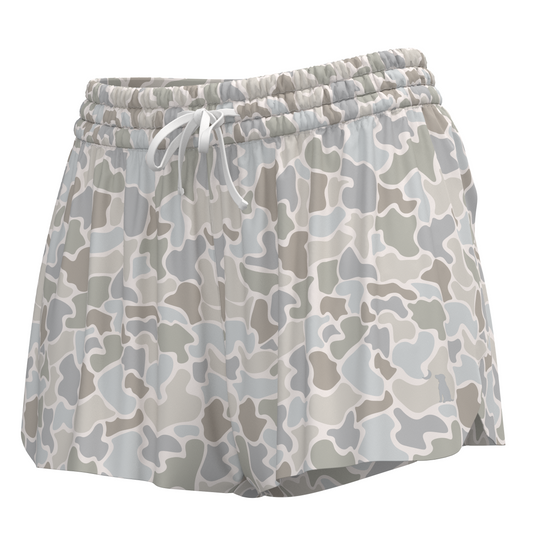 LG Youth Petal Shorts - Forest Camo Saltwater