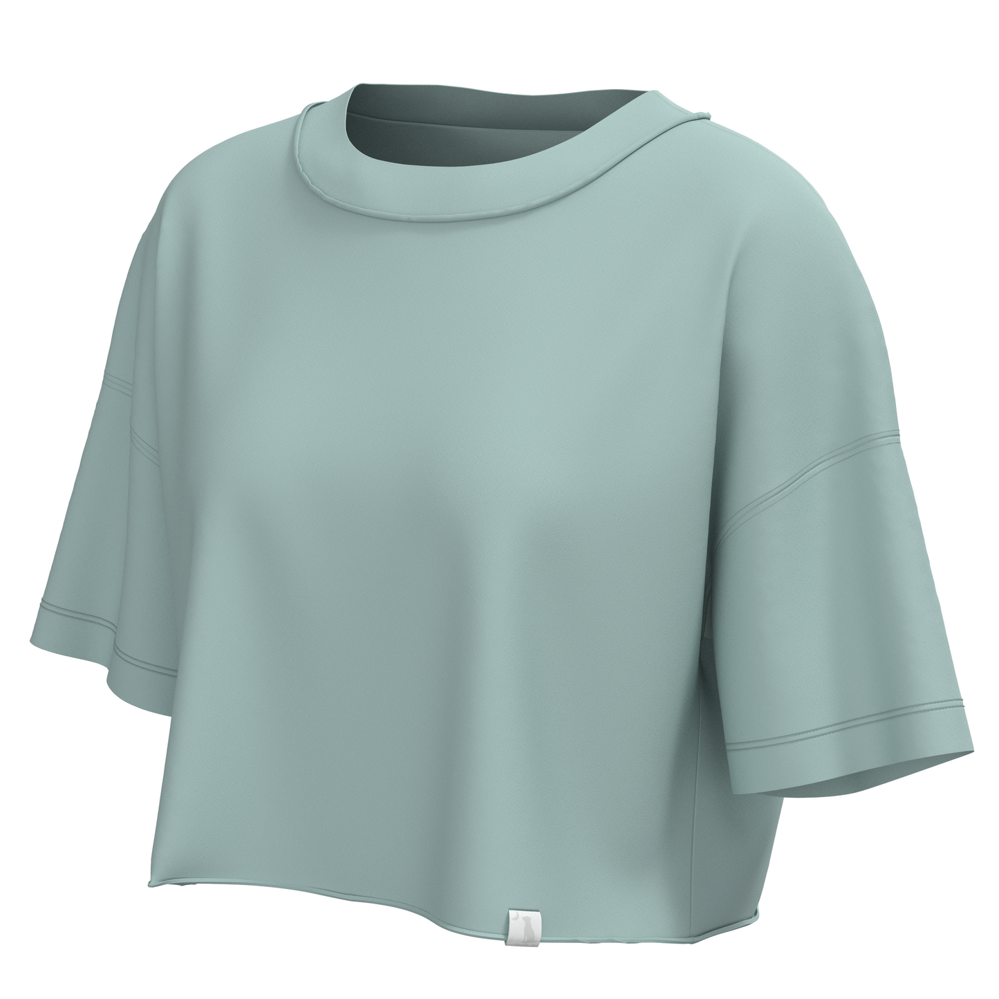 LG Youth Boxy Crop Tee - Periwinkle